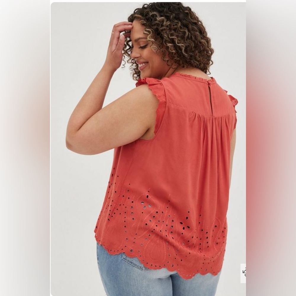 Torrid Pintuck Detail Top - Picture 3 of 9